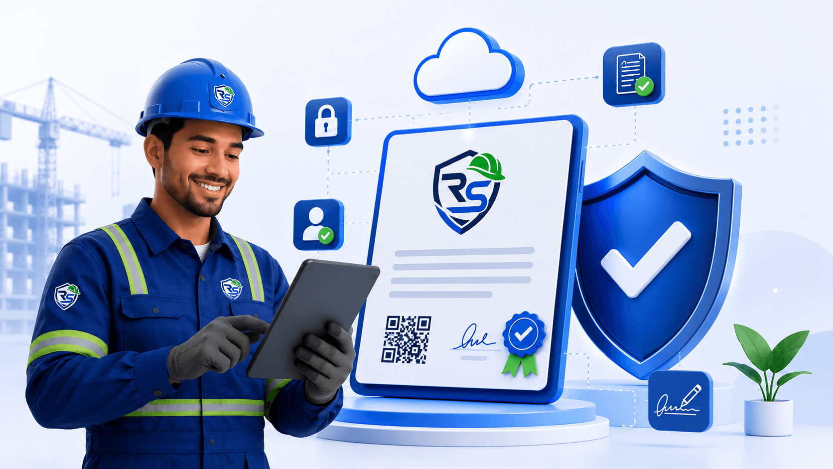Profissional de segurança do trabalho emitindo certificado de NR online no REGULASEG